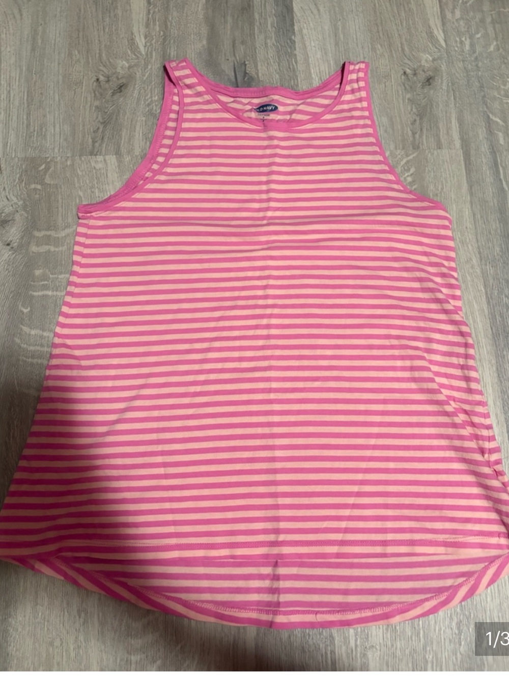3 for $14 Old Navy Pink Striped Tank Top size small